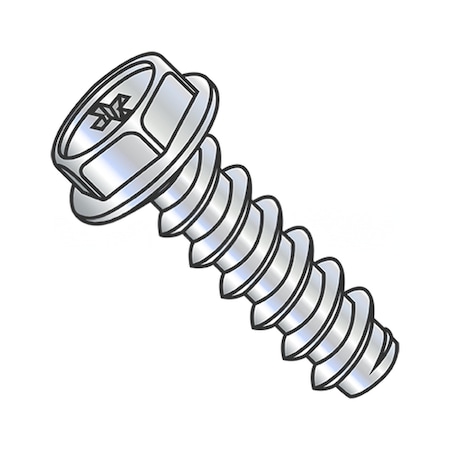 Usa Industrials Self-Drilling Screw, #8-18 x 3/4", Zinc Plated Steel Flange Hex Head Phillips Drive BULK-SCRW-15719